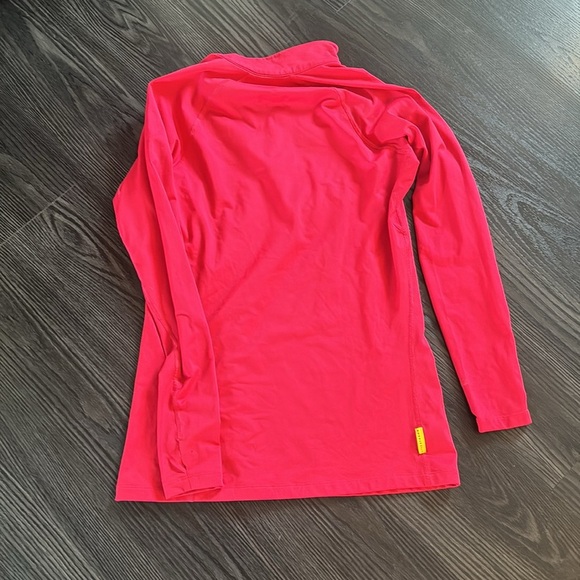 🍍NIKE PRO COMBAT LIVESTRONG 1/4 zip🍍thumb holes 🍍SIZE XL🍍P-1 - Picture 4 of 5